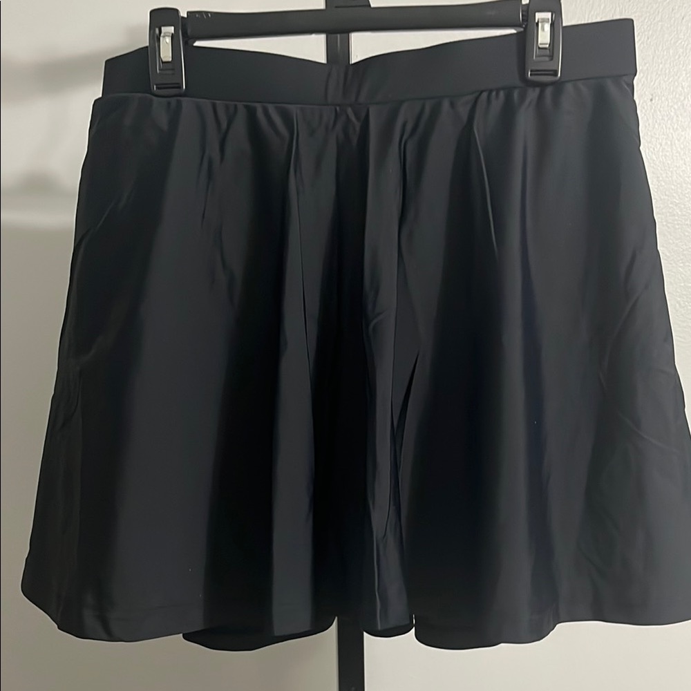 HONEY MARK WOMEN’S SWIM SUGAR SKORT BLACK HONEYMARK NWT
